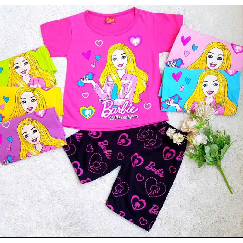 SETELAN VORY PENDEK BARBIE