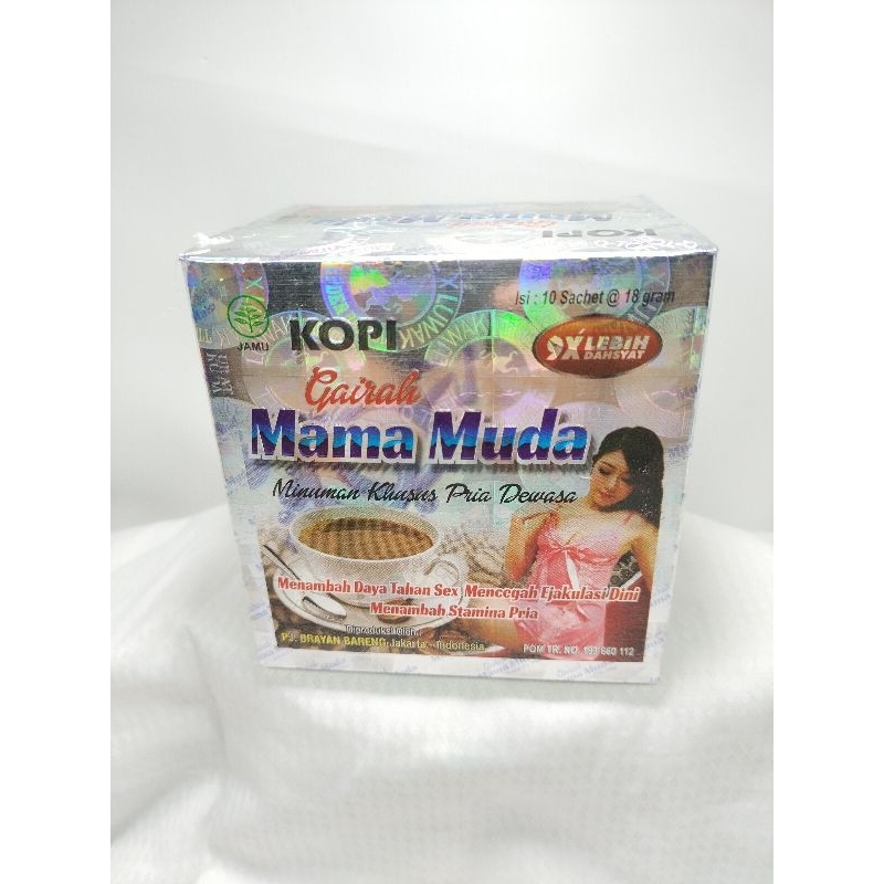 KOPI MAMA MUDA KOPI LANANG KOPI KEJANTANAN OBAT KUAT & OBAT TAHAN LAMA (1 Box isi 10 Sachet)