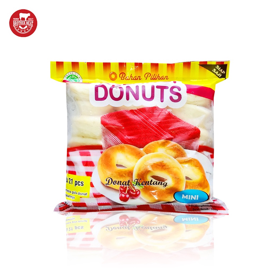 

Cuma Sehari Pelangi Donuts Mini isi 21, Donat Kentang Halal