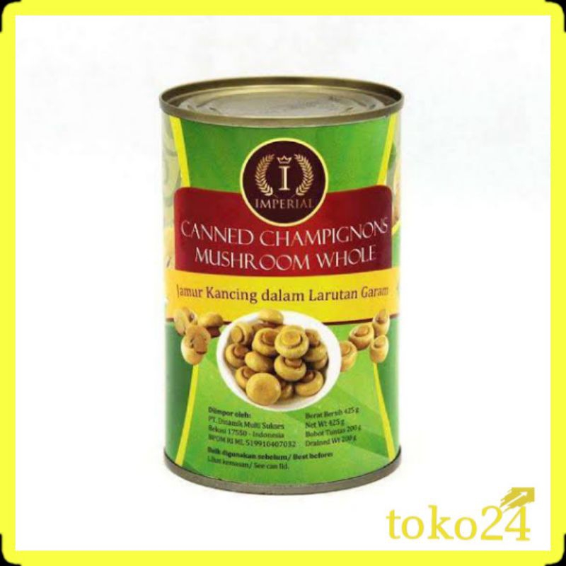 

Imperial Champignons Mushroom Whole Tin 425 gr