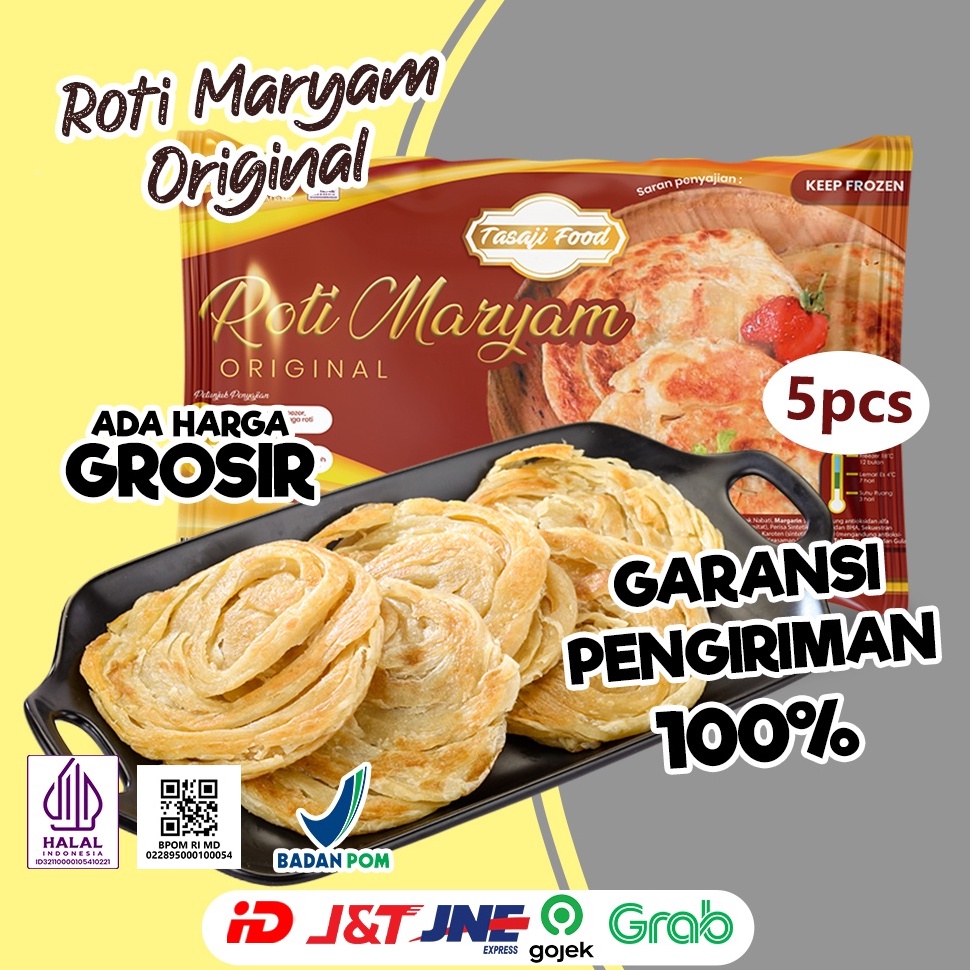 

Makin murah Tasaji Roti Maryam Original / Roti Cane / Canai