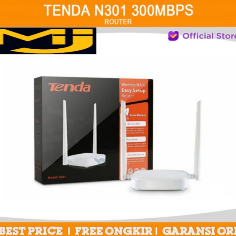 Tenda N301 Router Wireless N300