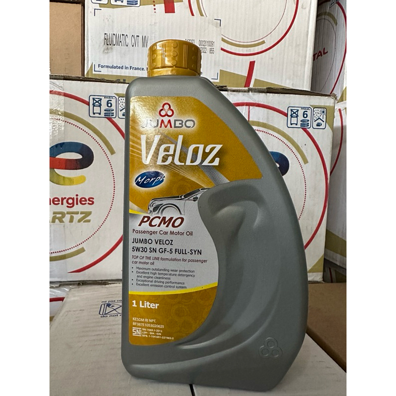 Oli Mesin Jumbo VELOZ 5W30 5W-30 API SN GF-5 1Liter