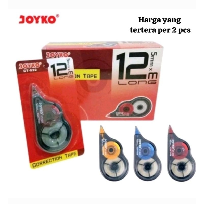 

Correction Tape pita Joyko CT-522