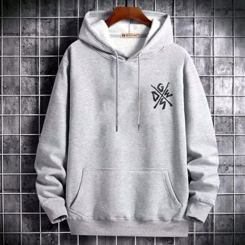 Hoodie pria Terbaru dan kekinian DGSW Simple hoodie keren sweater hoodie fleece