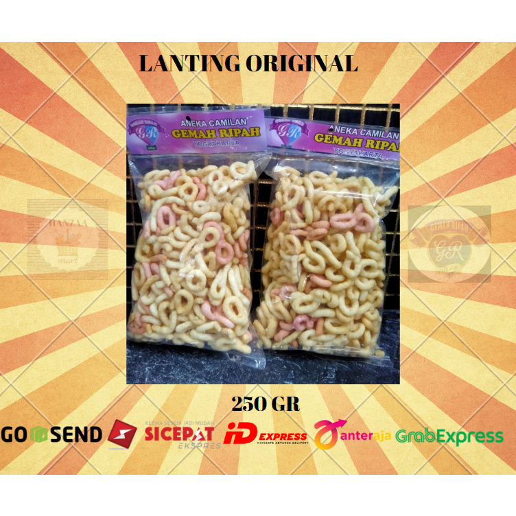 

Lanting Original / Cemilan Lanting / Lanting Bawang / Lanting Pedas Gemah Ripah