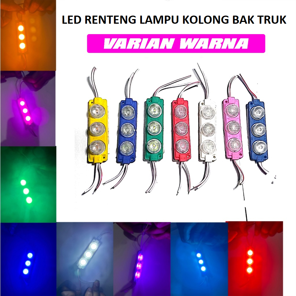 Lampu LED Modul Renteng 24V / Lampu Kolong Bak Truk Bus 24V