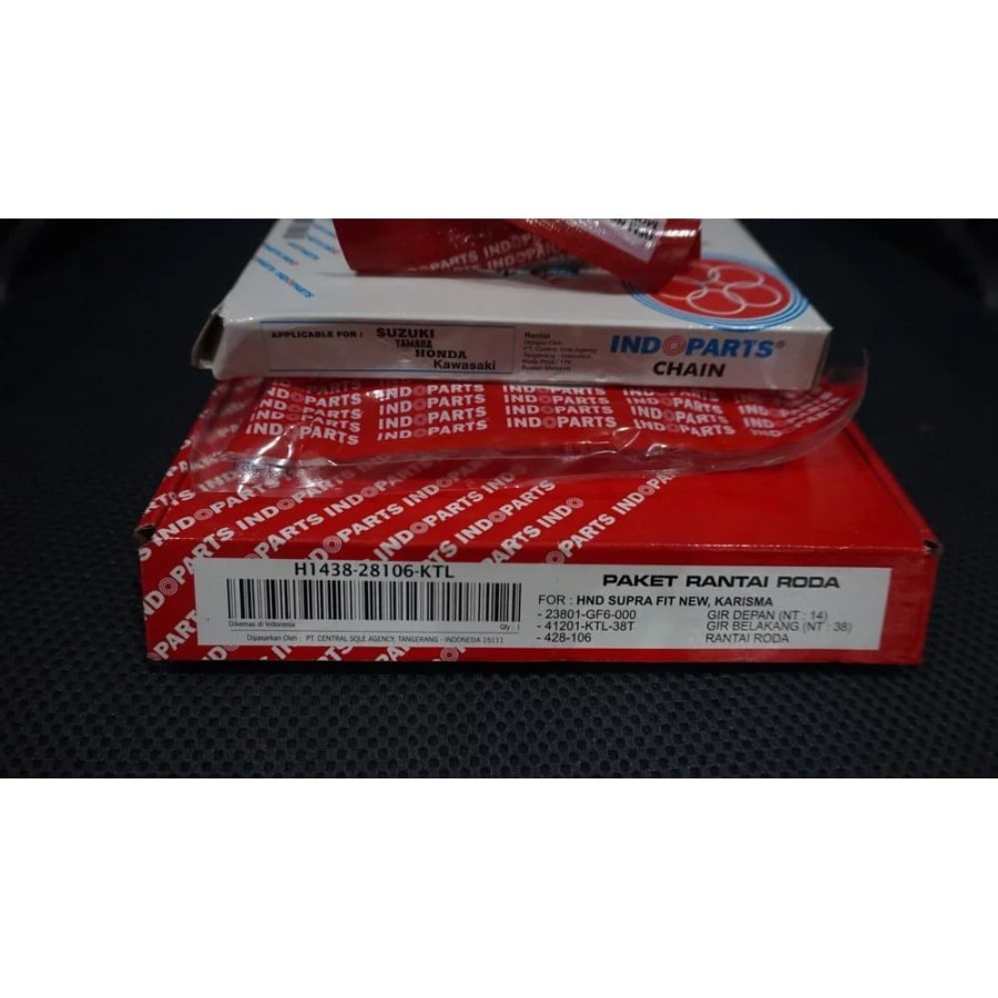 GEAR GER SET HONDA SUPRA FIT NEW KTL 38 INDOPART