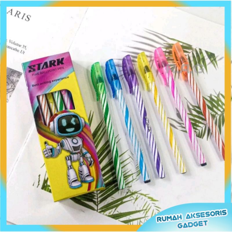 

Bolpoin lilin & gel ink tinta cair pulpen pena 0,5mm