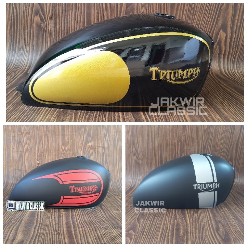 Tangki cat motor custom japstyle Tangki japstyle triumph Tangki japs triump polos Tengki japstyle cu