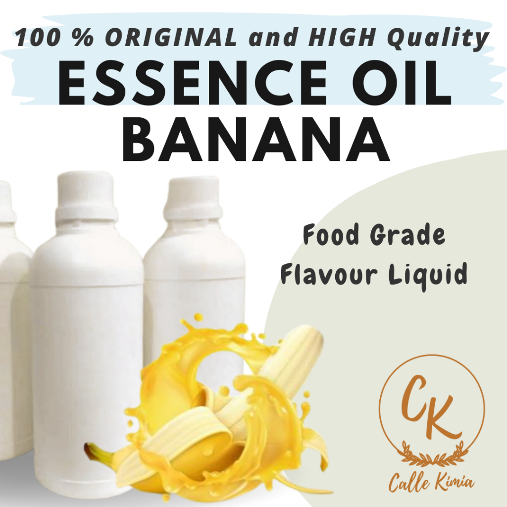

Banana Essence 50Gr For Food Banana Essens Natural 100% Food Grade