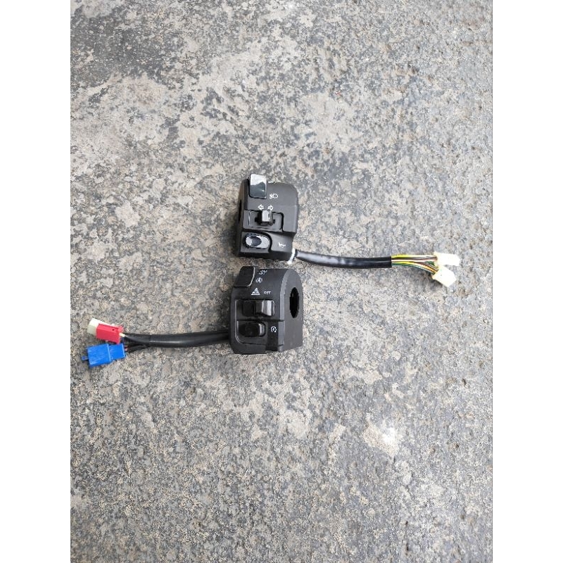 Saklar Holder Set Kanan Kiri Yamaha Lexi Lexy Original Ori Asli