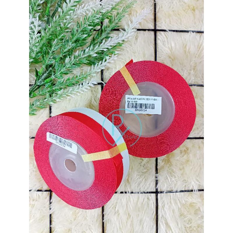 

PITA KAIN MERAH PUTIH 25MM X 20 YARD (18 METER)