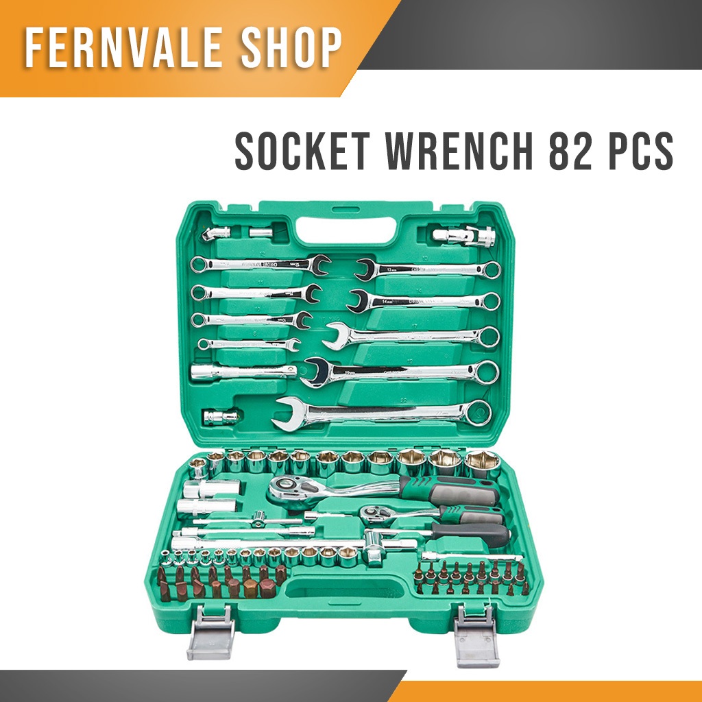 Tool Kit Set Alat Kunci Sok Set 82 Pcs