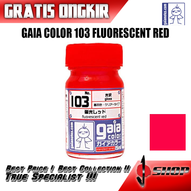 

GAIA COLOR 103 FLUORESCENT RED