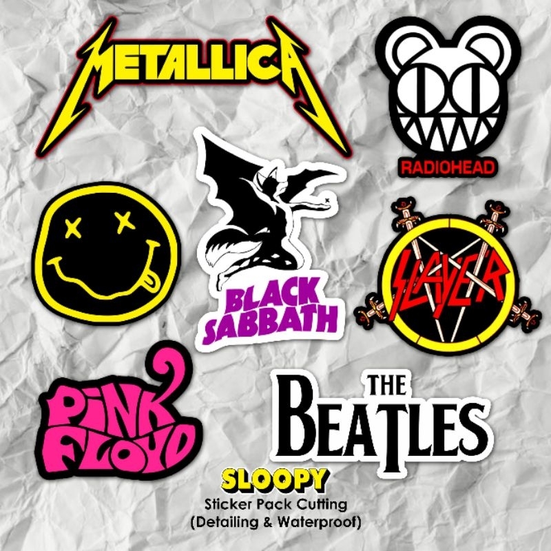 

Sloopy - Stiker Pack Band Metal Sticker Pack Band
