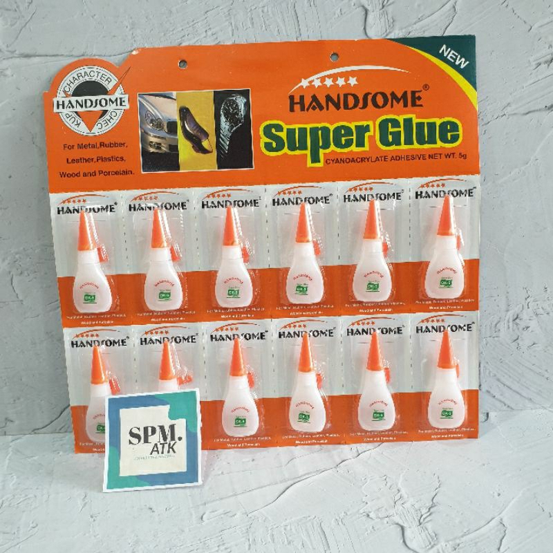 

(1 KARTON) Lem Super Handsome OK 5g KARTONAN