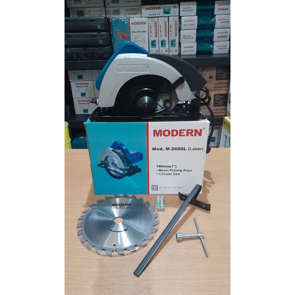 MODERN M2600L Mesin Circular Saw 7 inch (Gergaji Potong Kayu) MODERN M2650 / MODERN M2660H