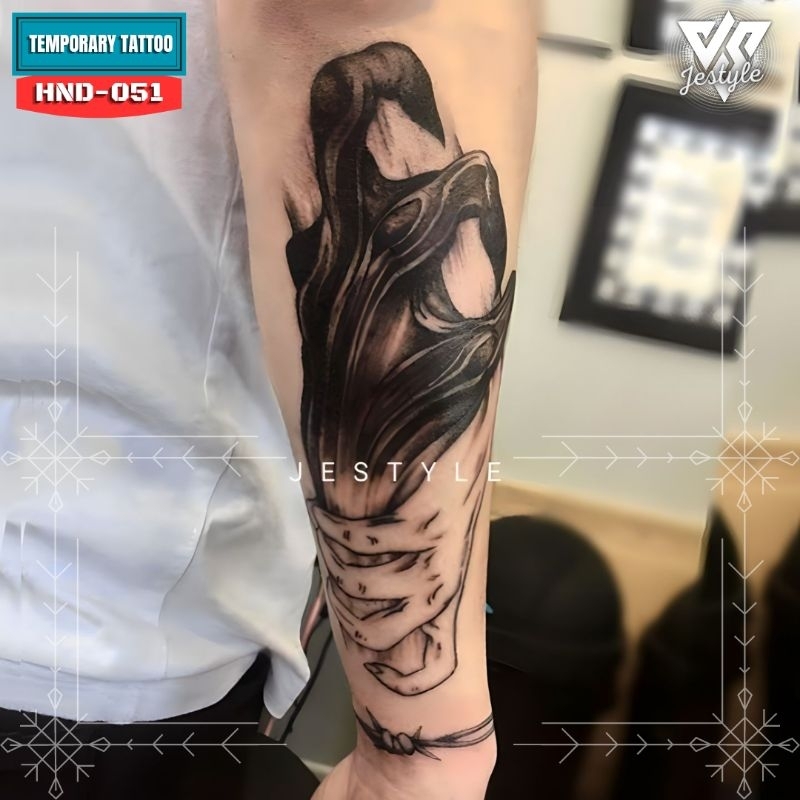 [HND-051] Tato Temporer Temporary Tattoo Tangan iblis