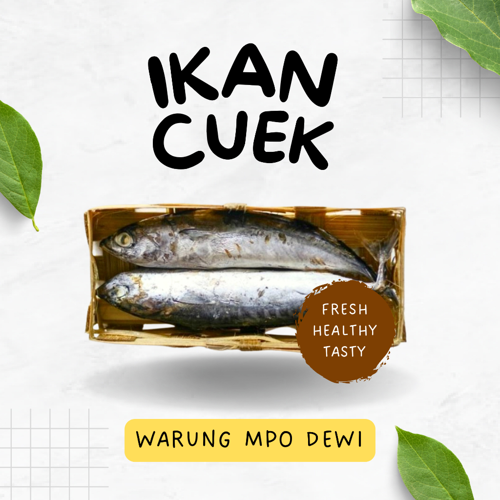 

Ikan Cuek / Cuwek / Cue Pindang Keranjang Isi 2 Ekor