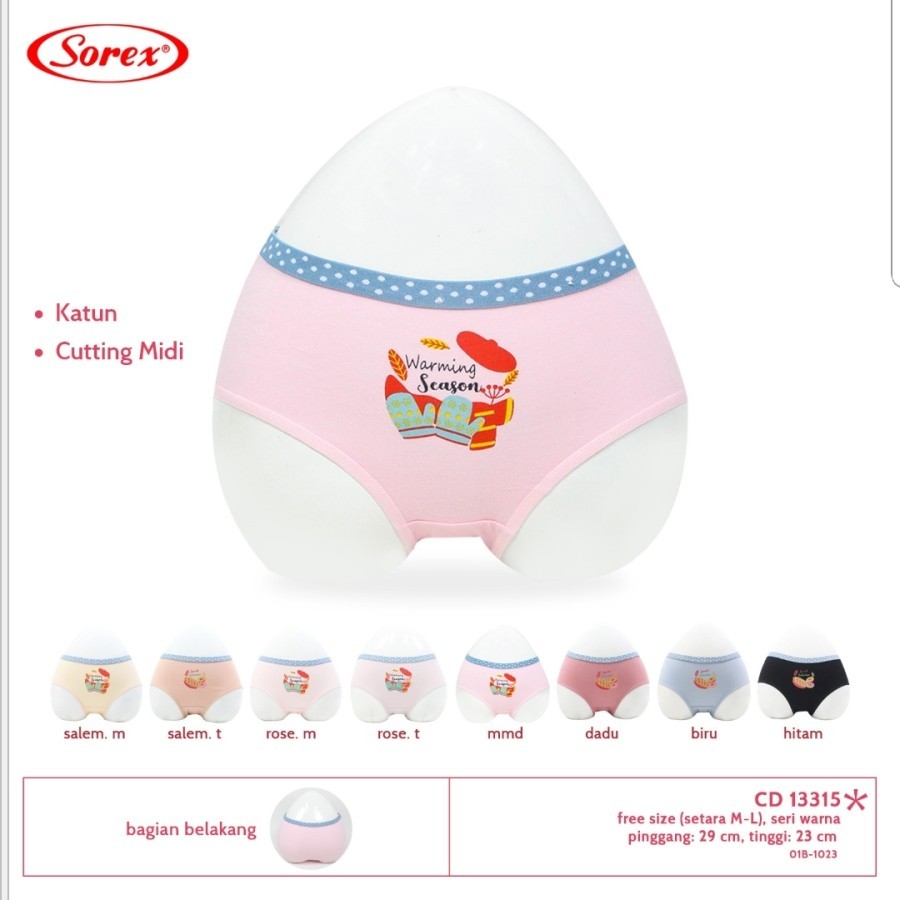 Celana Dalam ABG CD Remaja Cewek Sorex 13315 Katun Midi