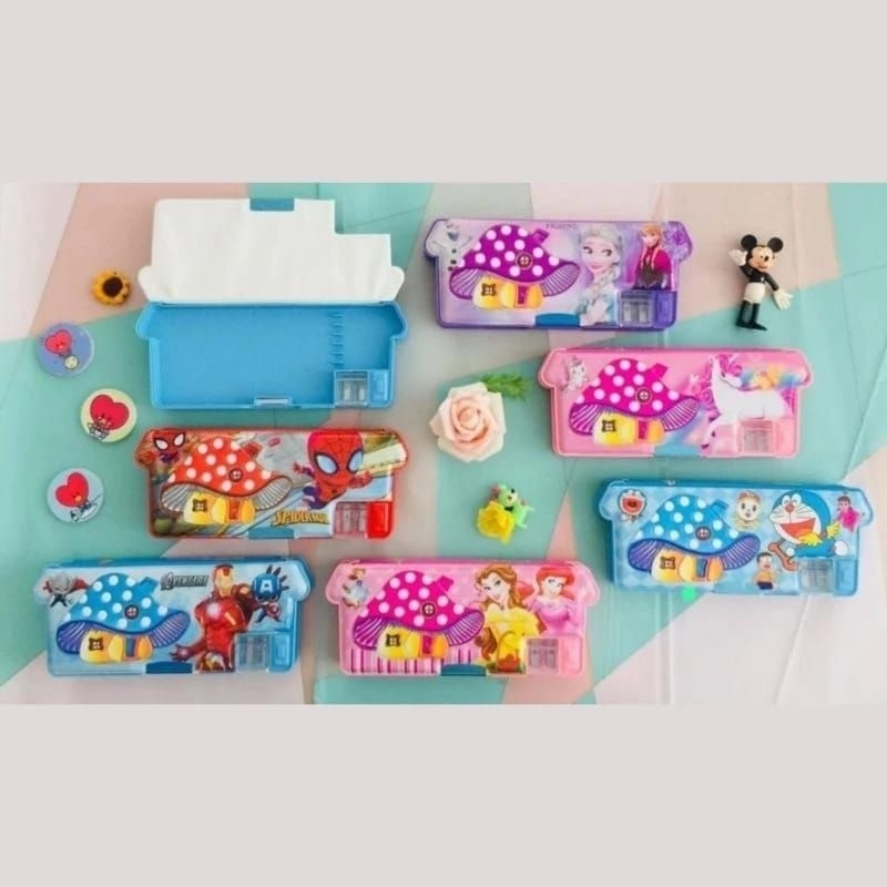 

(BISA COD) Tempat Pensil / Kotak Pensil Magnet Karakter