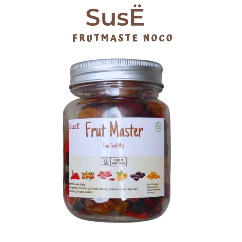 

NOCO FRUTMASTER SUSE Cemilan Buah Alami Sehat Tanpa Gula Tanpa Pemanis Buatan