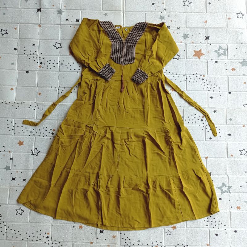 DISKON GAMIS SULTAN ANAK PEREMPUAN ABAYA ANAK TERBARU BAJU MUSLIM ANAK CEWEK USIA 1-10 TAHUN