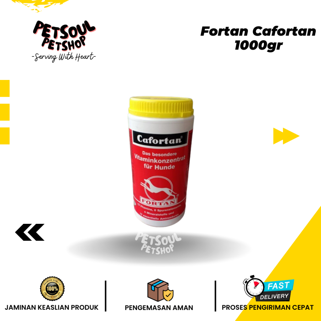 Fortan Cafortan 1000gr Multivitamin Anjing