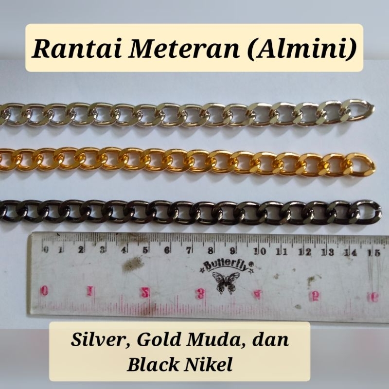 Rantai Tas / Rantai Meteran (Harga/meter)