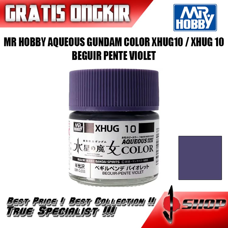 MR HOBBY AQUEOUS GUNDAM COLOR XHUG10 / XHUG 10 BEGUIR PENTE VIOLET