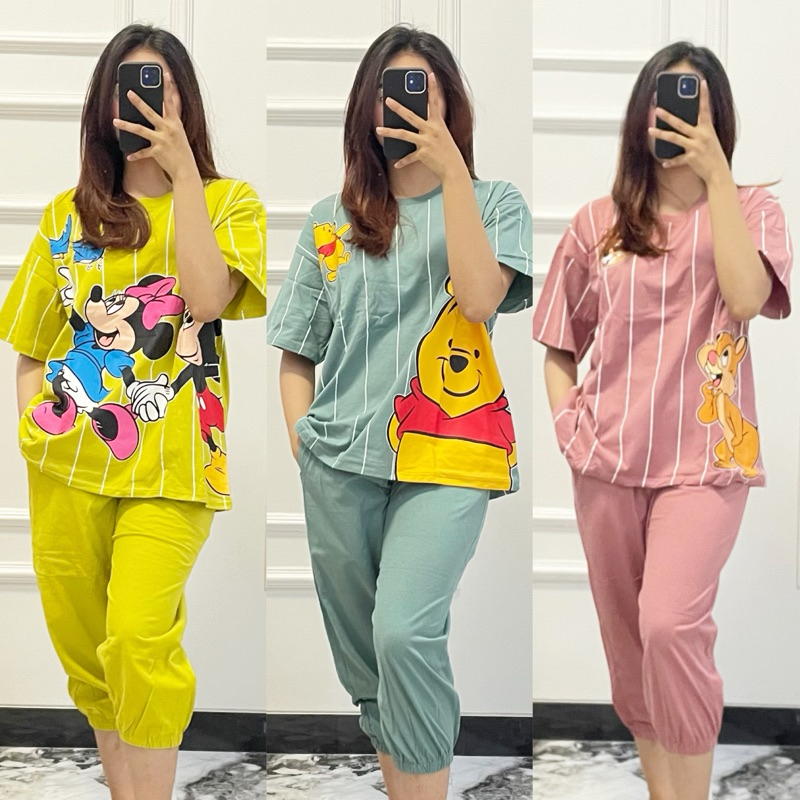 One Set Joger Bersaku Jumbo Premium