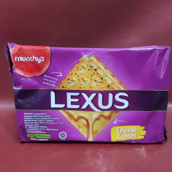 

Lexus Crackers Sandwich Keju Cream 190gr (isi 10pcs)