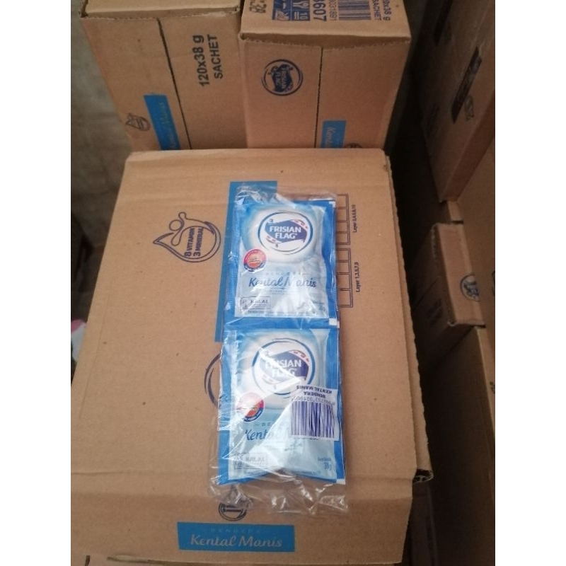 

Susu Kental Manis Frisian Flag Sachet susu bendera
