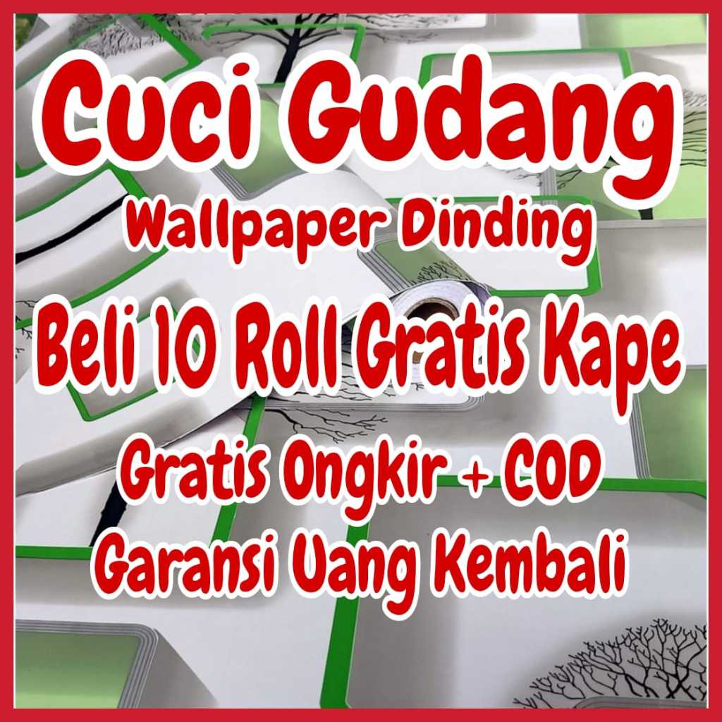 WALLPAPER WALPAPER STICKER STIKER DEKORASI KACA JENDELA DINDING KAMAR TIDUR RUMAH POLOS CUSTOM MOTIF