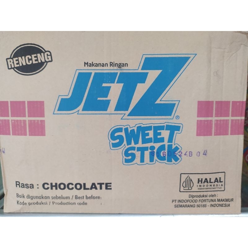 

Snack JetZ Sweet Stick Chocolate 18 gr 1 Dus isi 60