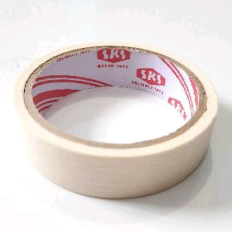 

Masking Tape Lakban Kertas SKS & DSP 1 inci 24mm x 12meter