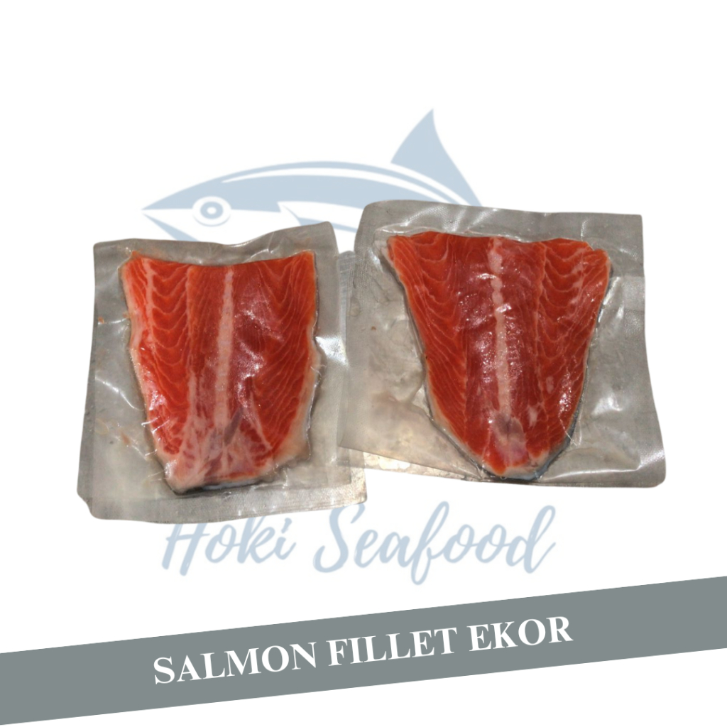 

Salmon Fillet Ekor Norway / Salmon Tail Atlantic / Kualitas Premium