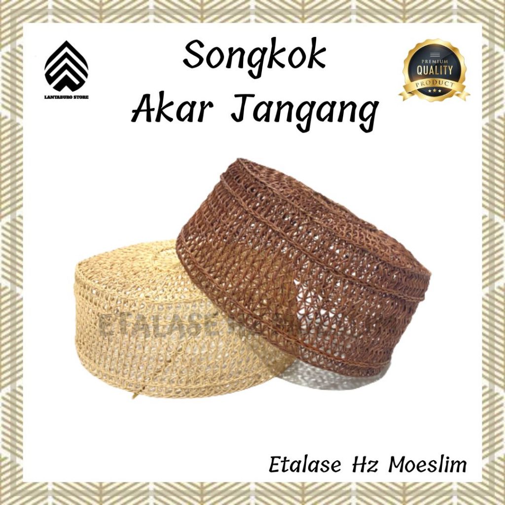 Peci Kopiah Songkok AKAR JANGANG ROTAN, Peci Rotan , Kopiah Akar , Songkok Jangang , Peci Haji