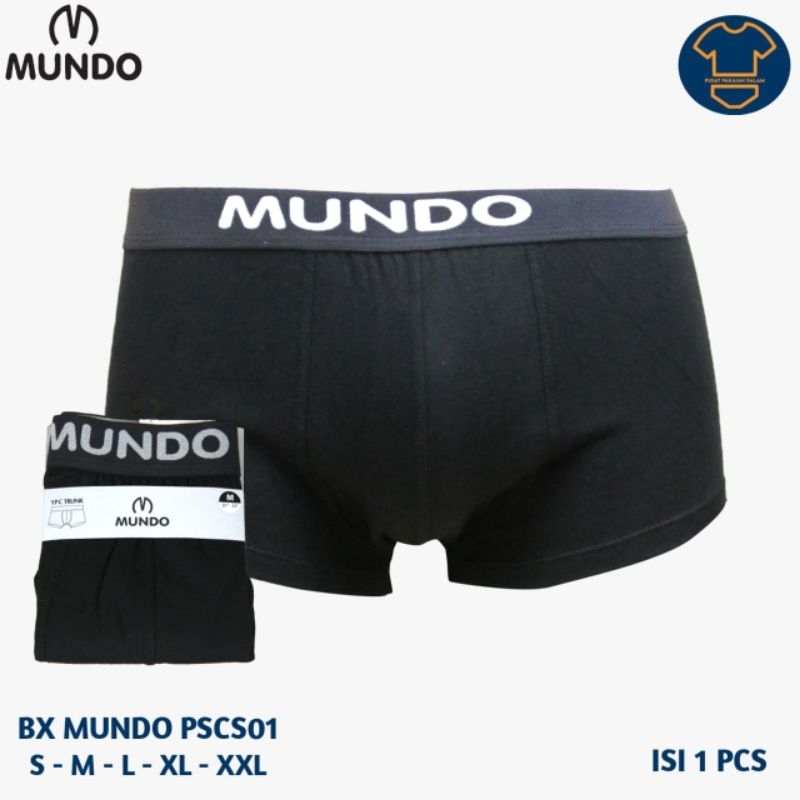 Celana Dalam Boxer Pria MUNDO IWPSCS01 Isi 1 Pcs