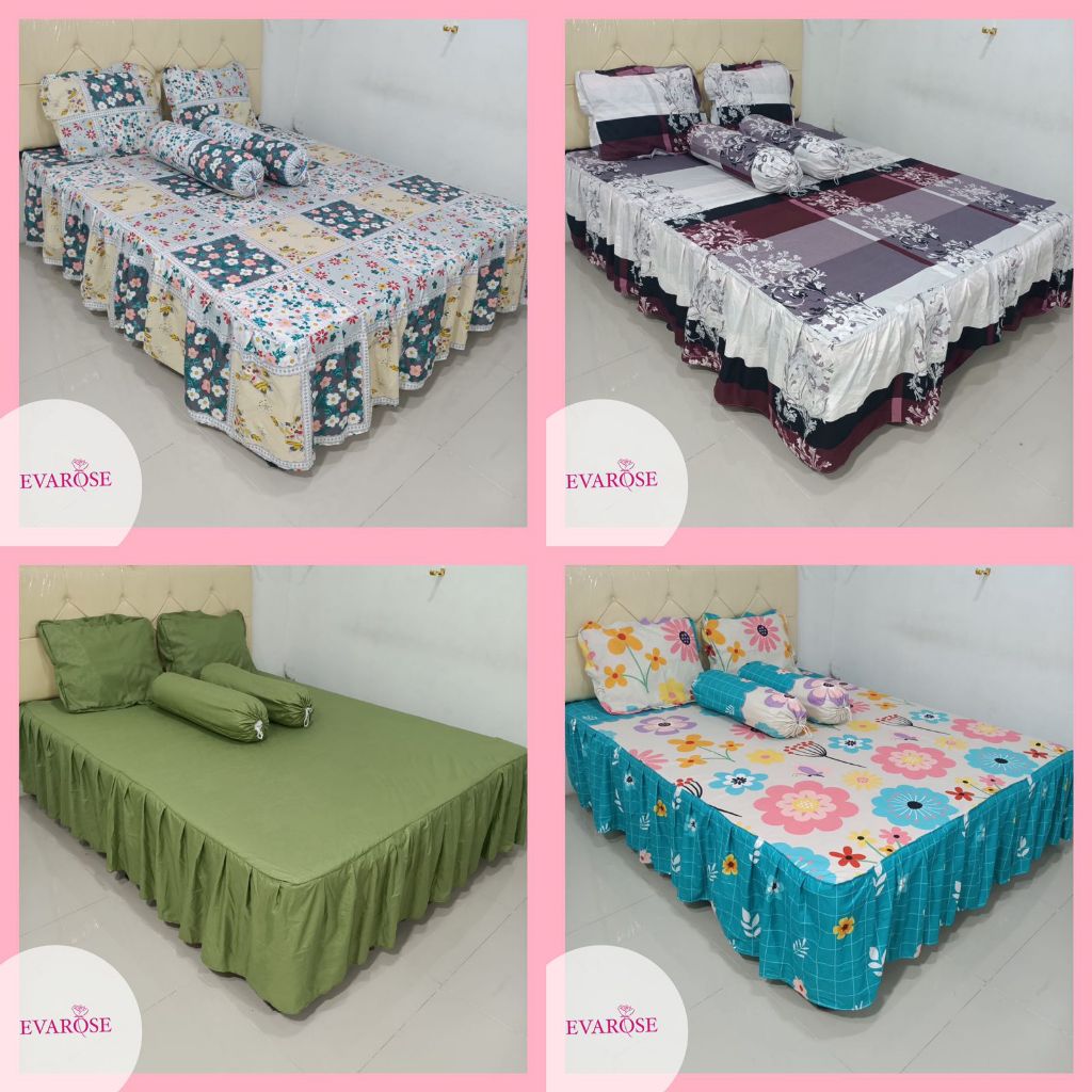 SPREI RUMBAI RIMPEL EVAROSE KING
