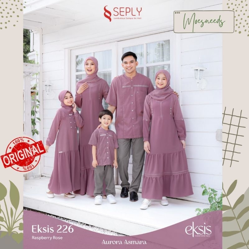 SEPLY Sarimbit Keluarga Eksis 226 Raspberry Rose