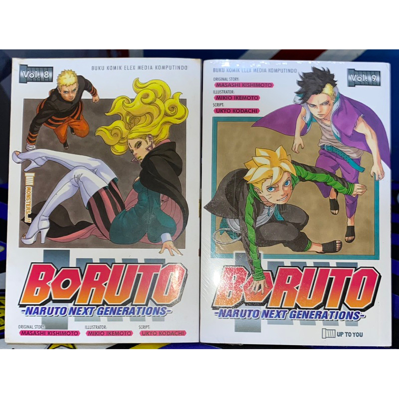 komik boruto (vol1-9) original