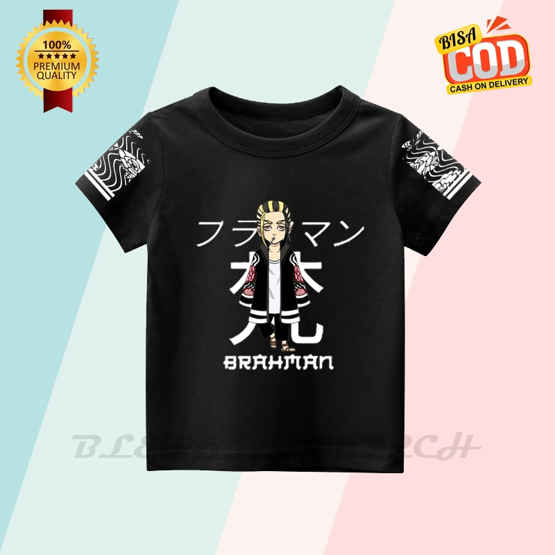 BAJU ANAK KAOS ANAK TOKYO REVENGERS BRAHMAN WAKASA