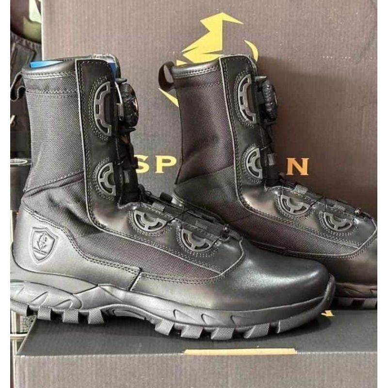 SEPATU PDL SPARTAN XTRACK SOL TEMPUR TALI PUTAR