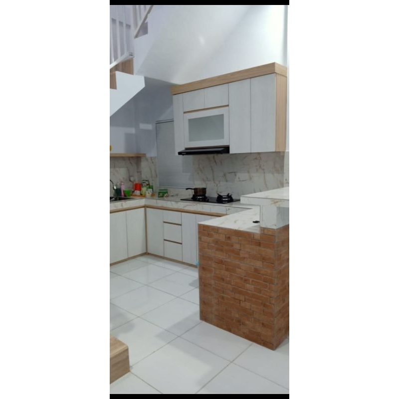 kitchen set minimalis lemari pakaian lemari bawah tangga interior design furniture Custom