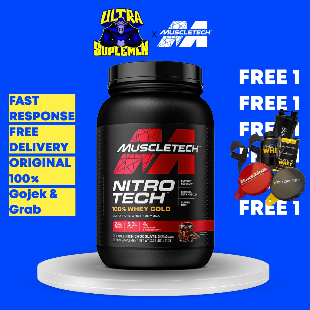 MUSCLETECH NITROTECH 2.2 LBS 100% WHEY GOLD