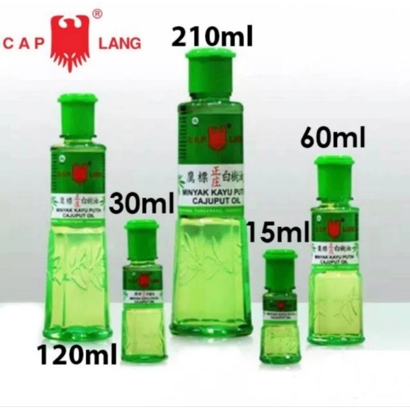 Minyak kayu putih CAP LANG 15,30,60,120,240 ml PROMO kemasan BARU