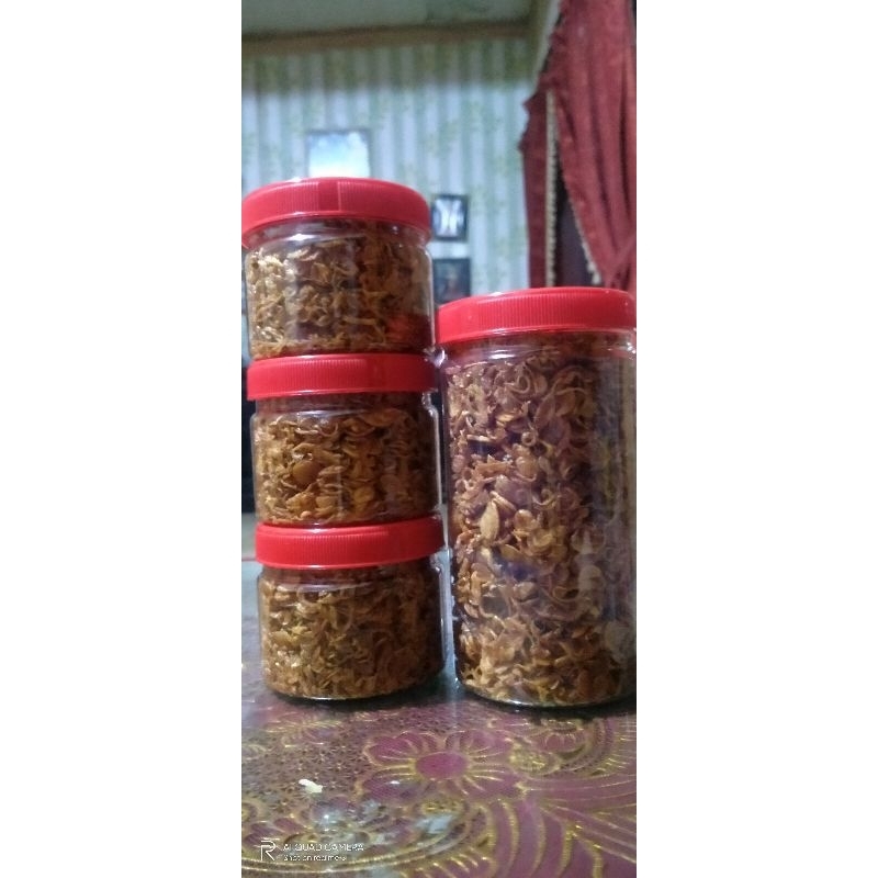 

Bawang goreng asli tanpa tepung