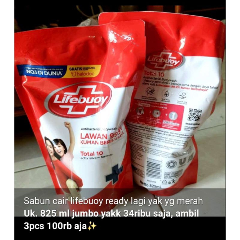 SabunCairLifebuoyJumbo825Ml